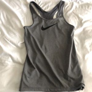 Nike Dri-Fit Small Tank Gray